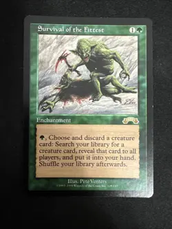 MTG Magic the Gathering Survival of the Fittest Exodus Card NM Condition - Image 1
