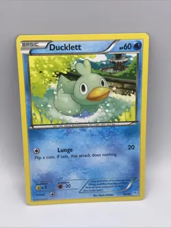 Pokemon Card Trading Card XY Trainer Kit Suicune No. 24/30 Ducklett - Image 1