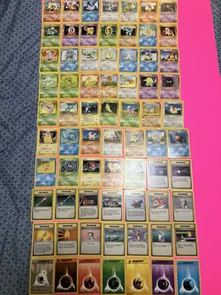 70/102 1999 Pokemon Base Set, Includes All Common And Uncommon Cards NM-HP - Image 1