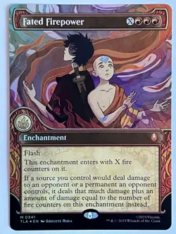 Fated Firepower Borderless 0341 FOIL Mythic MTG AVATAR - Image 1