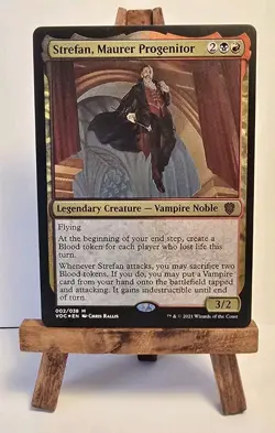 Strefan, Maurer Progenitor - Foil - Display Commander - Thick Stock NM, English - Image 1
