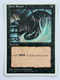 Dark Ritual - 4th Edition - Magic: The Gathering - MtG - Image 1