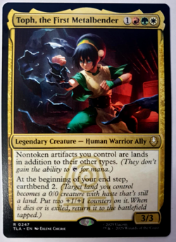 Toph, the First Metalbender - Rare - MTG Avatar The Last Airbender - 0247 NM - Image 1