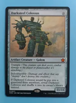 Darksteel Colossus - MTG - Magic The Gathering Foundations - NM - Fast Despatch - Image 1