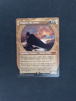 Aragorn, the Uniter *Showcase* - LTR-BF - NM - Magic The Gathering - MTG - Image 1