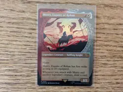 FOIL MAGIC THE GATHERING LORD OF RINGS MERRY ESQUIRE OF ROHAN SHOWCASE CARD 0325 - Image 2