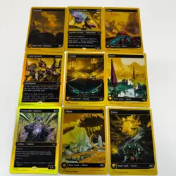 SET OF 9 GOLD FOIL MTG CARDS INC RARES AETHERDRIFT - Image 1