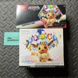 Pokemon TCG Prismatic Evolutions Elite Trainer Box + Surprise Box Sealed New - Image 1