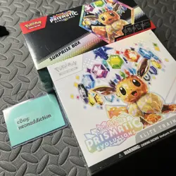 Pokemon TCG Prismatic Evolutions Elite Trainer Box + Surprise Box Sealed New - Image 2
