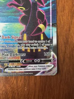 Pokemon 2021 Umbreon VMAX 215/203 Alt Art Evolving Skies NM (SEE DESCRIPTION) - Image 5