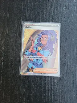 Pokemon TCG Raifort 142/131 - Prismatic Evolutions NM Double Rare Trainer - Image 1