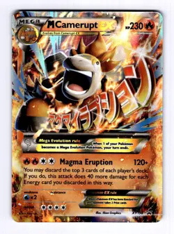M Camerupt EX - XY198 XY Promos #XY198 (2014) Promo Holo NM Pokemon - Image 1