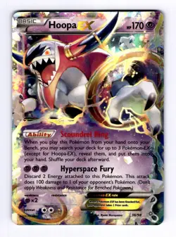 Hoopa EX XY - Ancient Origins #36 (2015) Ultra Rare Holo NM Pokemon - Image 1