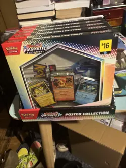 Pokemon Prismatic Evolutions Poster Collection Lot Of 2 Factory Sealed! 6Packs - Image 1