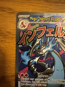 Pokemon TCG Mega Charizard X EX 023 Mega Evolution Promo NM MINT RAW CLEAN - Image 2