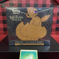 POKEMON TCG SHINING FATES FACTORY SEALED ELITE TRAINER BOX ETB - Image 1