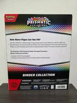 Pokemon TCG: Scarlet & Violet Prismatic Evolutions Binder Collection New Sealed - Image 2