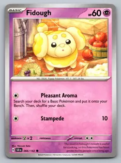 Pokemon TCG SV07: Stellar Crown Fidough 066/142 - Image 1
