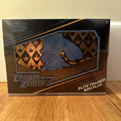 Pokemon Crown Zenith Pokemon Center Elite Trainer Box ETB Factory Sealed - Image 1