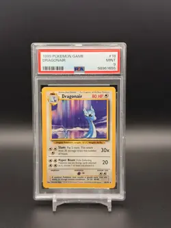 Pokemon 1999 Base Set Dragonair 18/102 PSA 9 Mint - Image 1