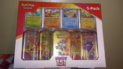 Pokemon TCG Scarlet & Violet 151 Mini Tins Costco Bundle, 5 Pack - Sealed - Image 1