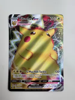 Pokemon TCG Pikachu VMAX Vivid Voltage 044/185 Regular Ultra Rare - Image 1