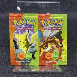 Pokemon Empty Booster Pack FIRE RED LEAF GREEN - Authentic Great Condition - Image 1