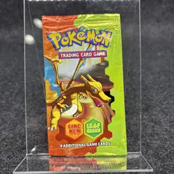 Pokemon Empty Booster Pack FIRE RED LEAF GREEN - Authentic Great Condition - Image 3