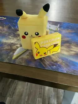 Pokemon Pikachu Plush Deck Box Case Japanese Pokemon Center | USA Seller - Image 2
