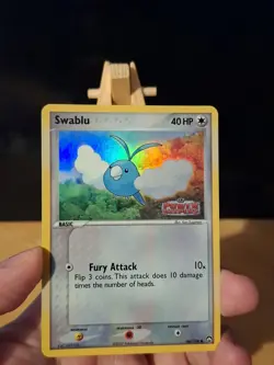 Swablu 66/108 Pokemon 2007 Reverse Holo Ex Power Keepers MP - Image 2