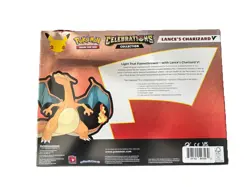 Pokemon TCG Celebrations Lance's Charizard V Box New Sealed (Small box damage) 820650809392 - Image 2