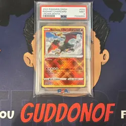 PSA 9 MINT 2023 Pokemon Crown Zenith RADIANT CHARIZARD #020 Holo - Image 1