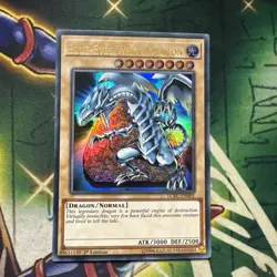 Yugioh! Blue-Eyes White Dragon LCKC-EN001 Ultra Rare 1st Edition NM - Image 1