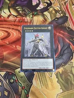 Evilswarm Exciton Knight BLC1-EN015 Ultra Rare 1st Ed NM Yugioh - Image 1