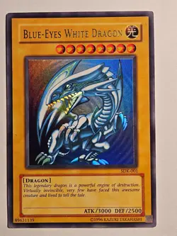 Blue-Eyes White Dragon, SDK-001, Starter Deck: Kaiba, Unlimited Edition - Image 1