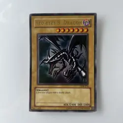 Red-Eyes B. Dragon LOB-070 Yugioh Ultra Rare Unlimited MP - Image 1