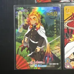 Rengoku flame hashira demon slayer card lot - Image 4