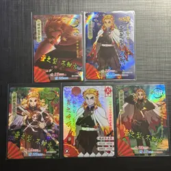 Rengoku Flame Hashira Demon Slayer card lot - Image 1