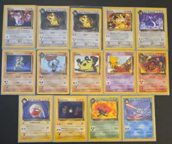 Pokemon Team Rocket Lot of 14 Cards WOTC 2000 Vintage - Image 1