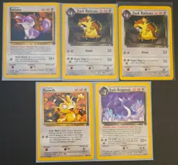 Pokemon Team Rocket Lot of 14 Cards WOTC 2000 Vintage - Image 2