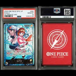 PSA 10 Koala Leader Alternate Art OP12-081 2025 ONE PIECE Card Japanese - Image 3