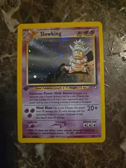Slowking 14/111 Neo Genesis Holo Vintage Pokemon WOTC 2000 Rare Card Value ? - Image 1