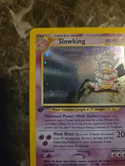 Slowking 14/111 Neo Genesis Holo Vintage Pokemon WOTC 2000 Rare Card Value ? - Image 2