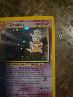 Slowking 14/111 Neo Genesis Holo Vintage Pokemon WOTC 2000 Rare Card Value ? - Image 3