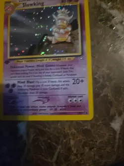 Slowking 14/111 Neo Genesis Holo Vintage Pokemon WOTC 2000 Rare Card Value ? - Image 4