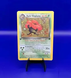 ITALIAN Dark Vileplume 13/82 1st Edition Team Rocket Holo Rare Pokemon Card - Image 1