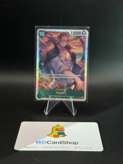 Shanks OP13-028 Foil Super Rare Carrying On His Will One Piece Card Game - Image 1