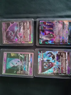 Dawn Wings Necrozma GX , Mewtwo GX,Darkrai GX,Naganadel GX Hologram Promo Cards - Image 1