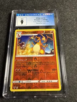 2020 Charizard Vivid Voltage Reverse Holo 025/185 Pokemon Card CGC 9 Mint - Image 1