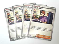 Pokemon Card 2023 Scarlet & Violet 151 Playset Bill's Transfer 156/165 x4 4x - Image 1